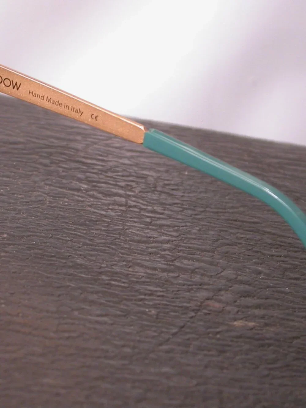 WOOW Gold Rush Blue Green Designer Eyeglasses Frames Made in Italy